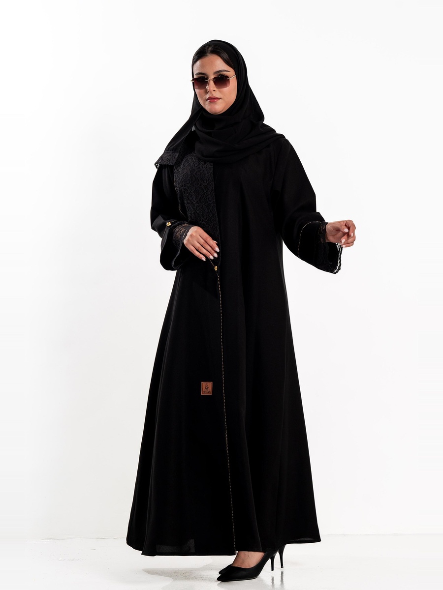 Taghreed Abaya with Lace Insert