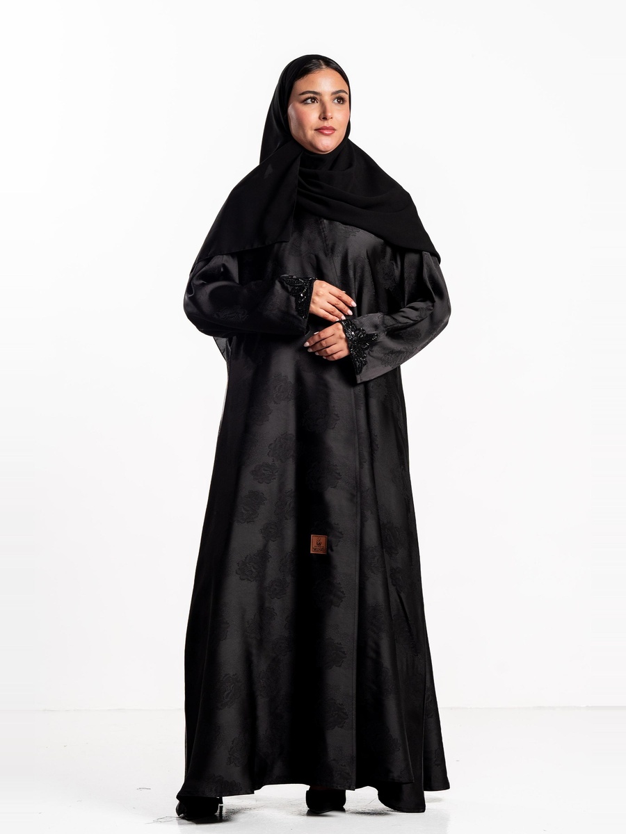 Jacquard Rawan Abaya