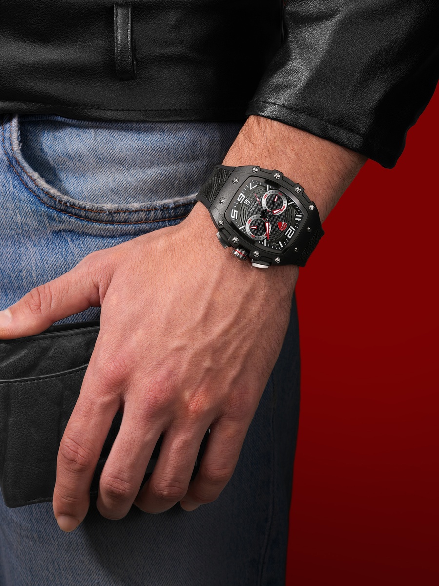 DT013 Men Multifunction Watch, 44.5mm
