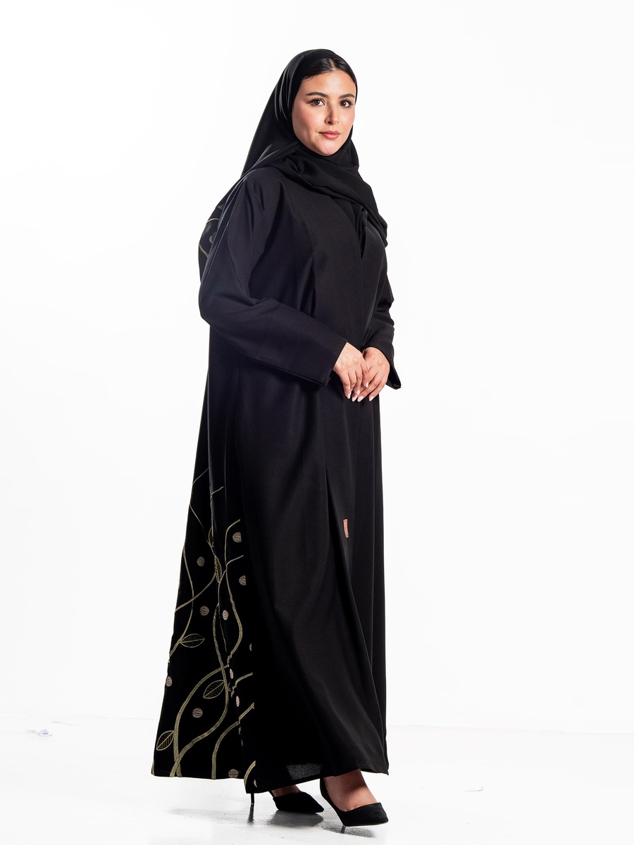 Wiam Abaya with Embroidery