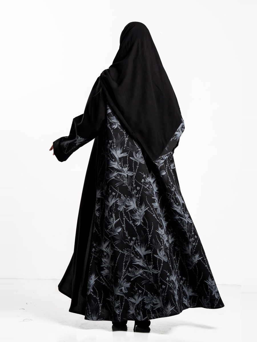 Najla Abaya with Floral Print