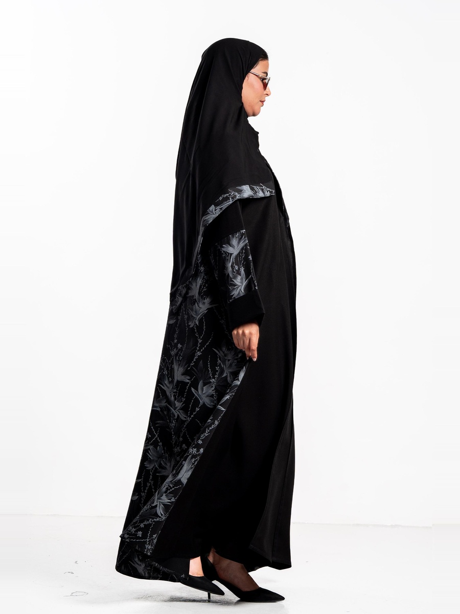 Najla Abaya with Floral Print