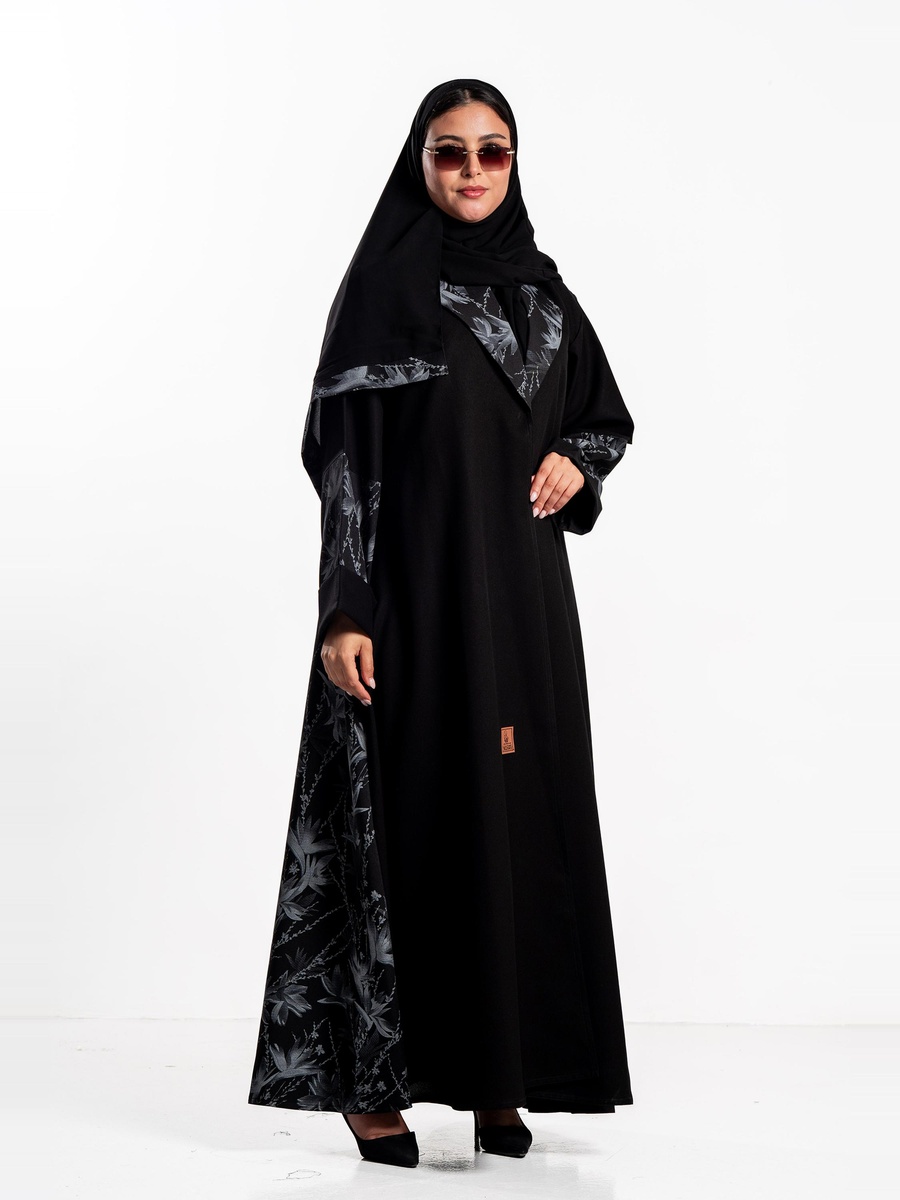 Najla Abaya with Floral Print
