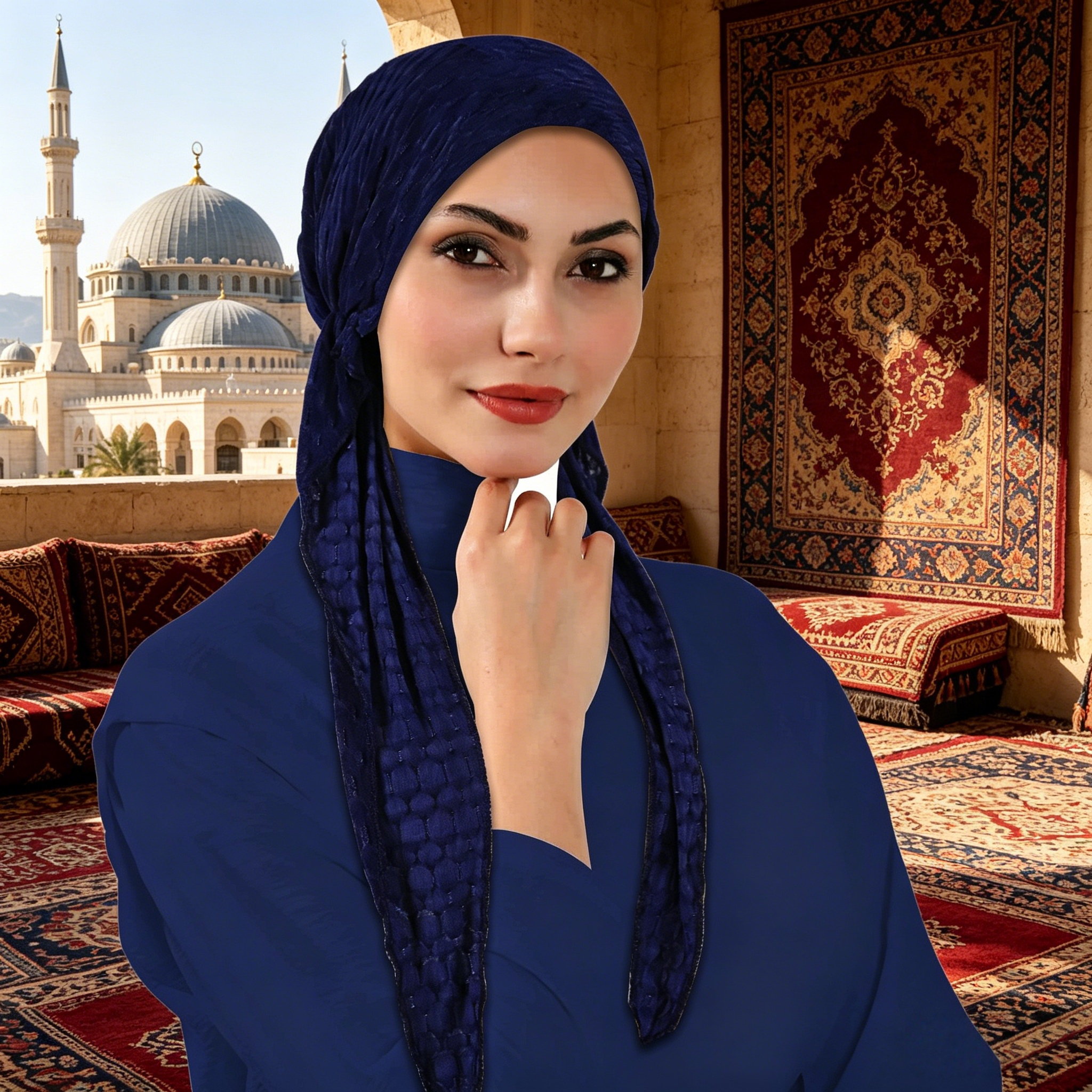 حجاب سادة أسود
