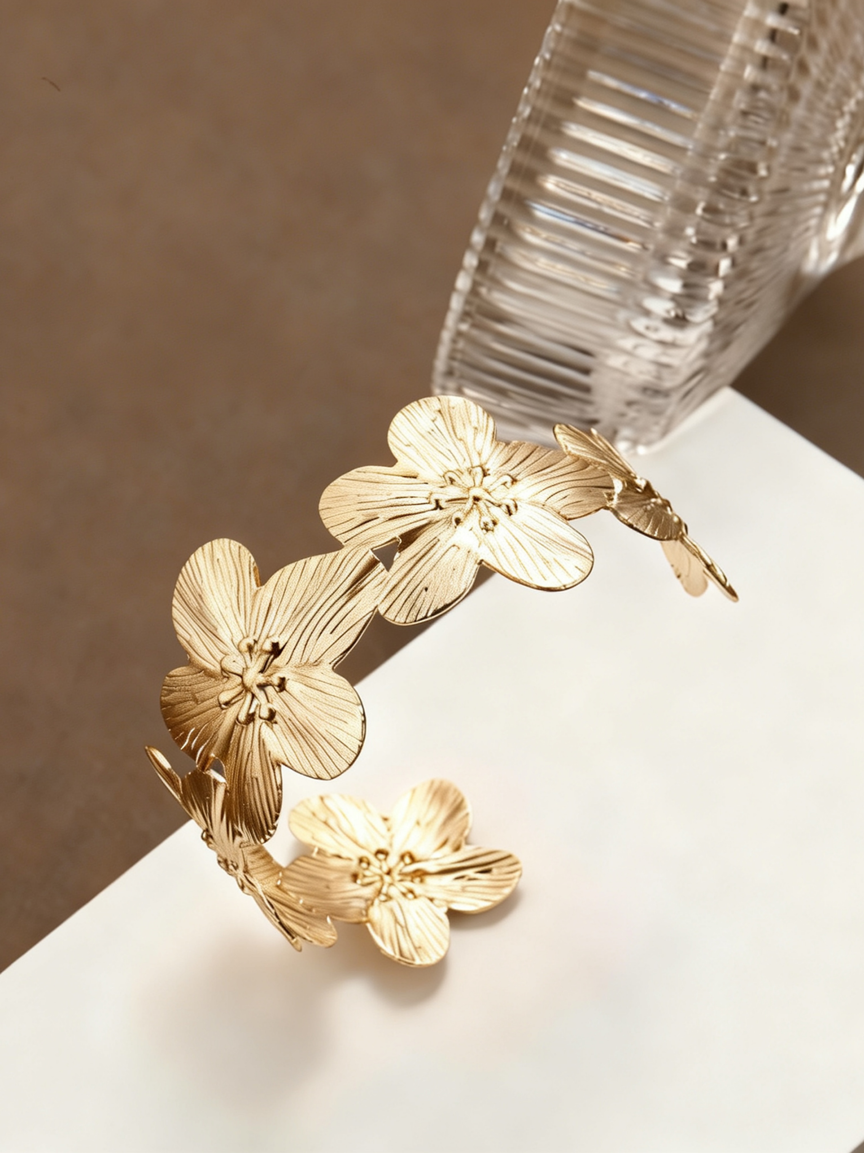 Flower Cuff Bracelet