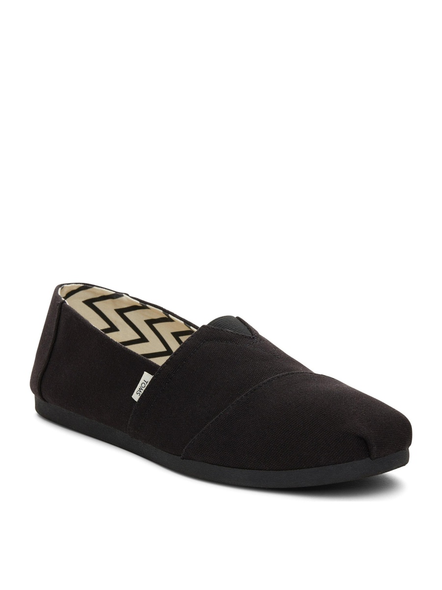 Solid Canvas Slip-On Shoes
