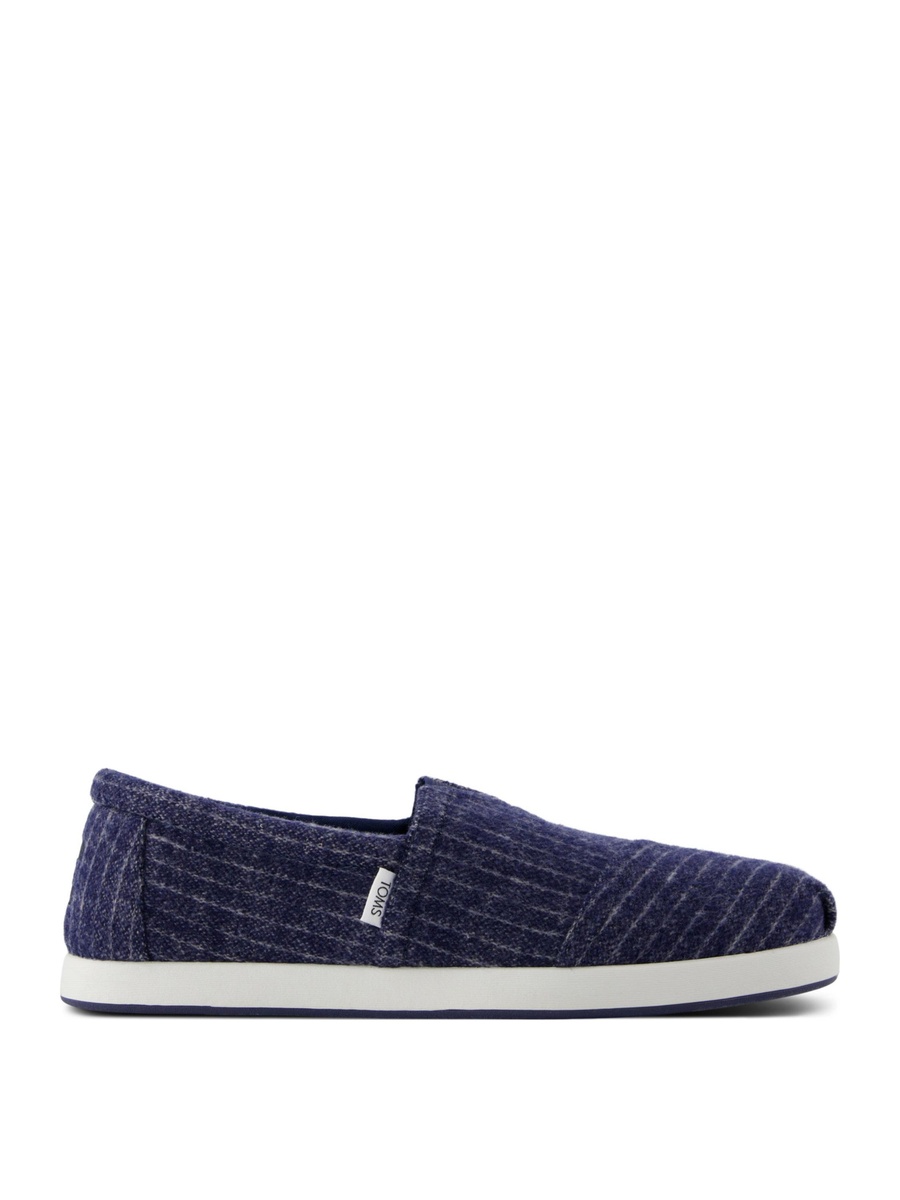 Striped Canvas Slip-On Shoes