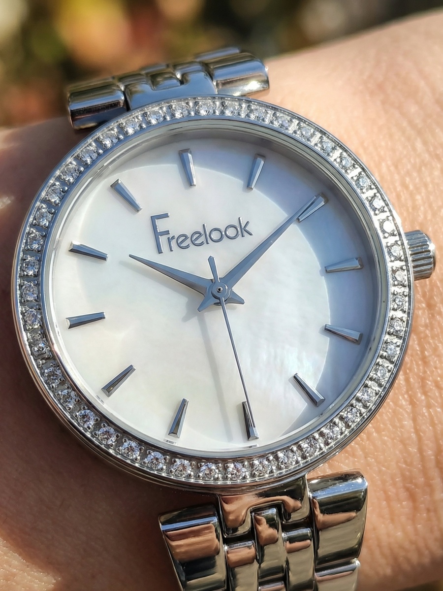 Lumiere Silver Stainless Steel Watch for Women FL.1.10426-1