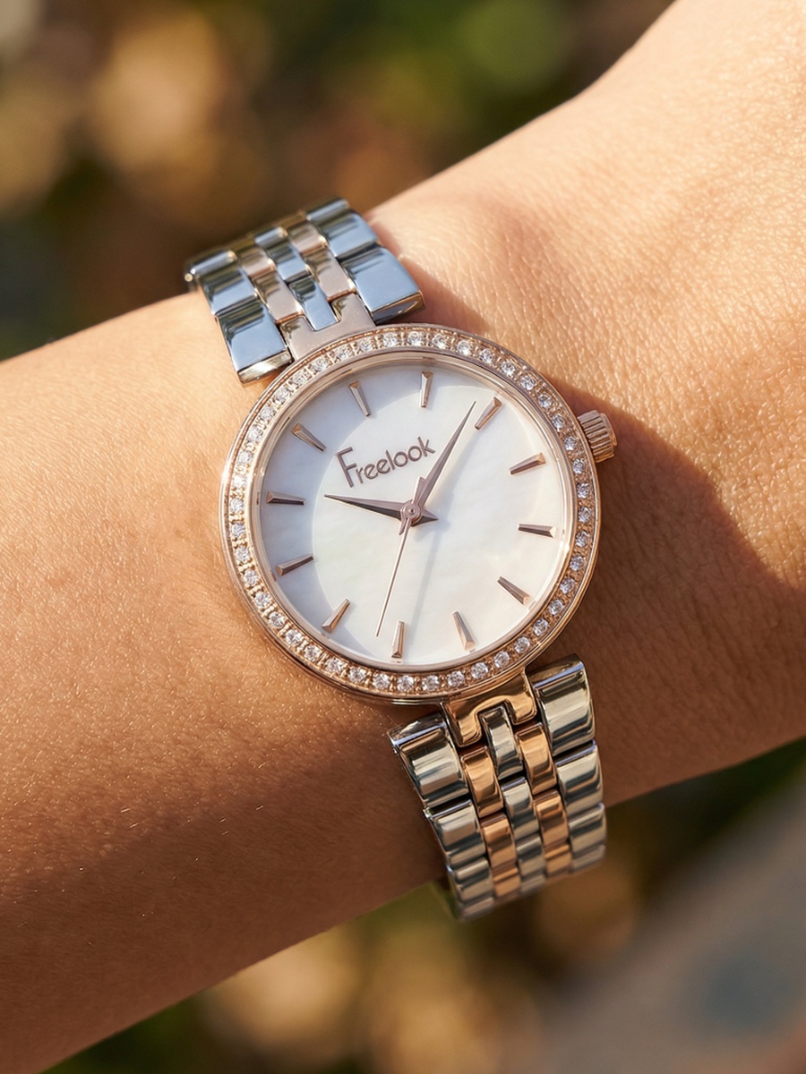 Lumiere Two-Tone Stainless Steel Watch for Women FL.1.10426-4