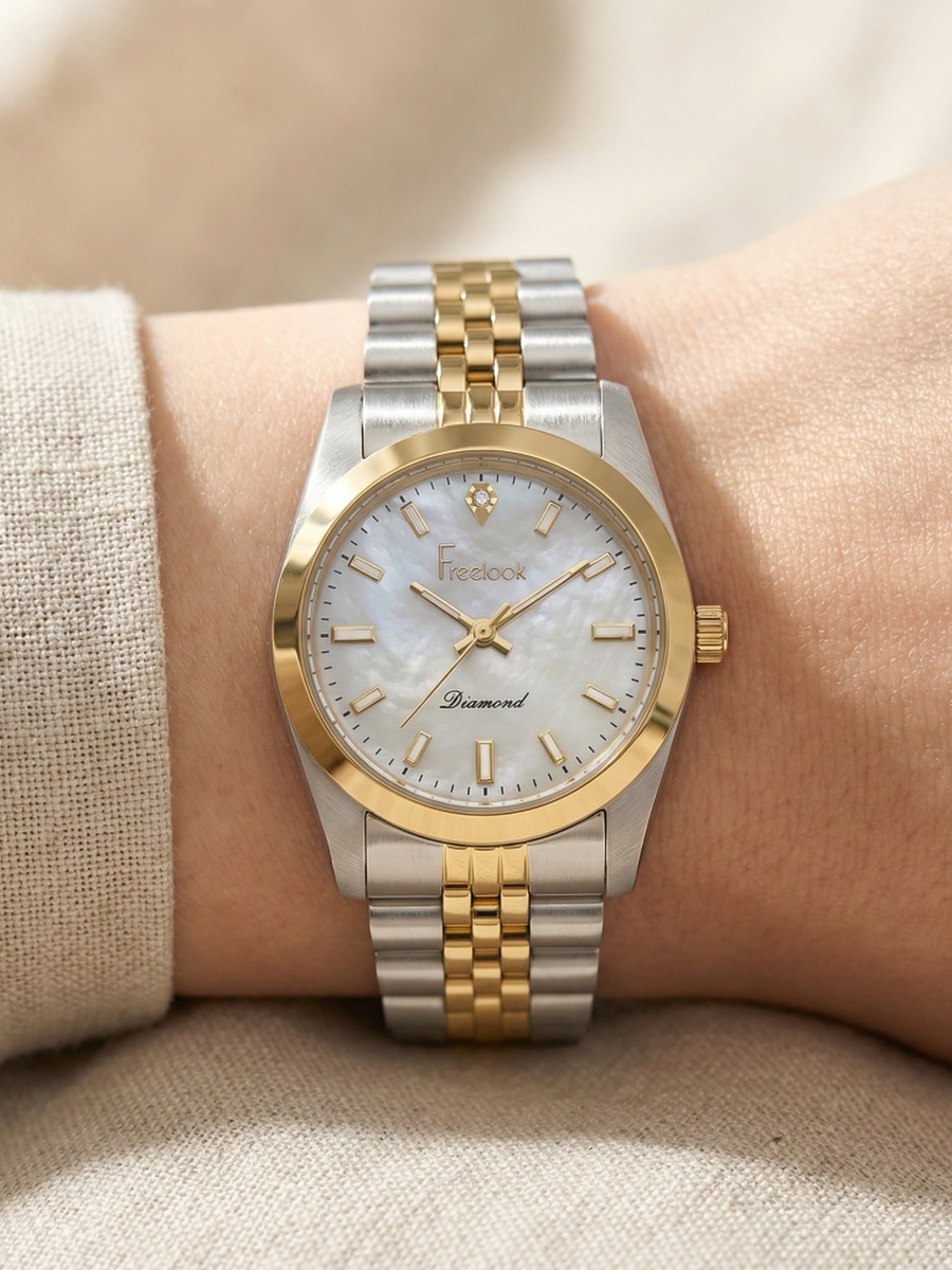 Naturelle Two-Tone Stainless Steel Watch for Women FL.4.10004-4