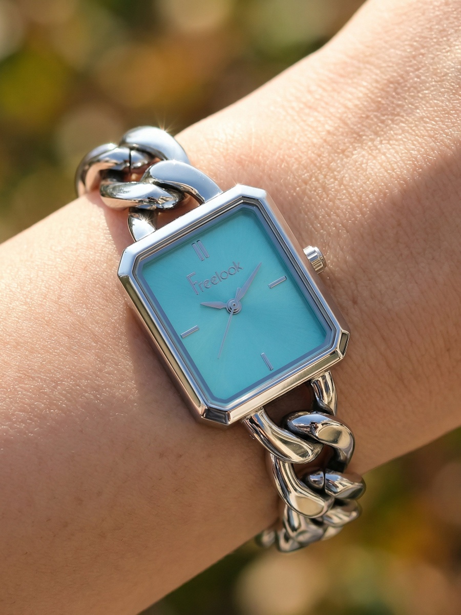 Charmant Silver Stainless Steel Watch for Women FL.1.10435-7