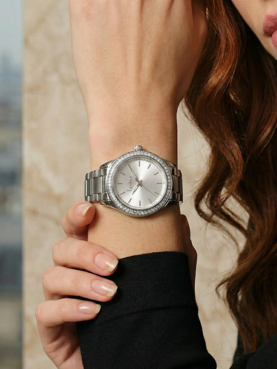 Lumiere Silver Stainless Steel Watch for Women FL.1.10519-1