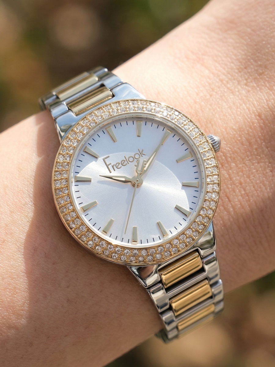Charmant Two-Tone Stainless Steel Watch for Women FL.1.10523-4