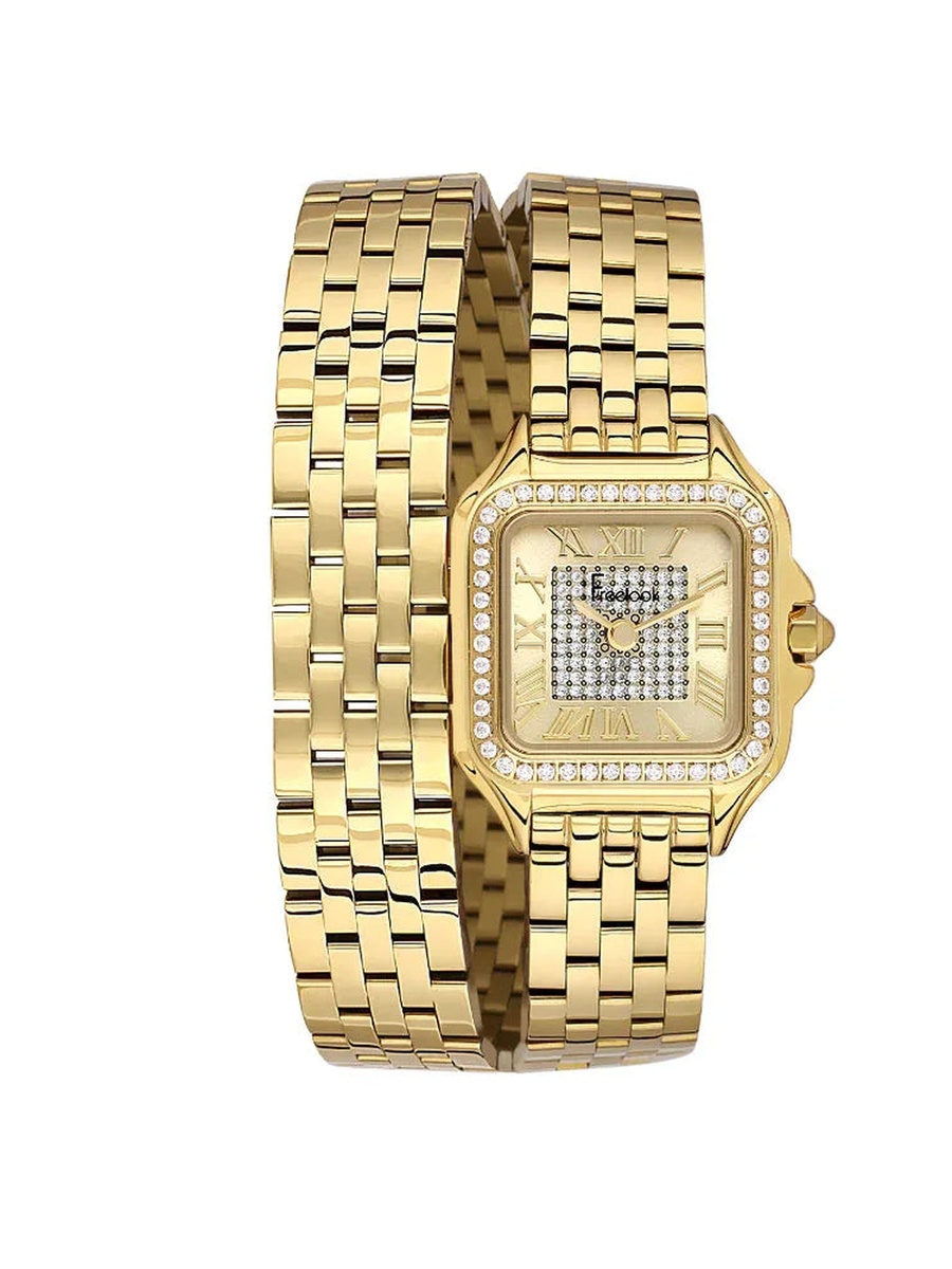 Lumiere Gold Stainless Steel Watch for Women FL.1.10524-3