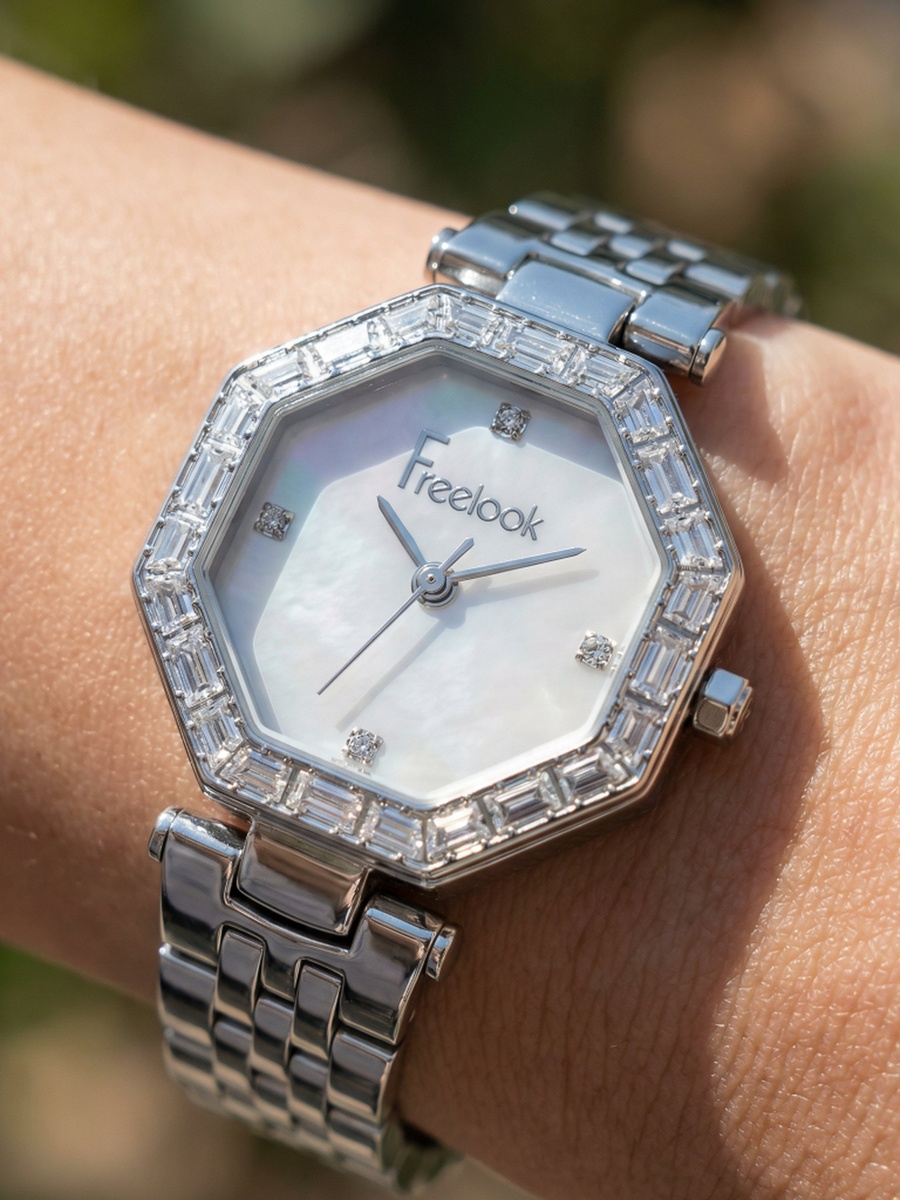 Lumiere Silver Stainless Steel Watch for Women FL.1.10529-1
