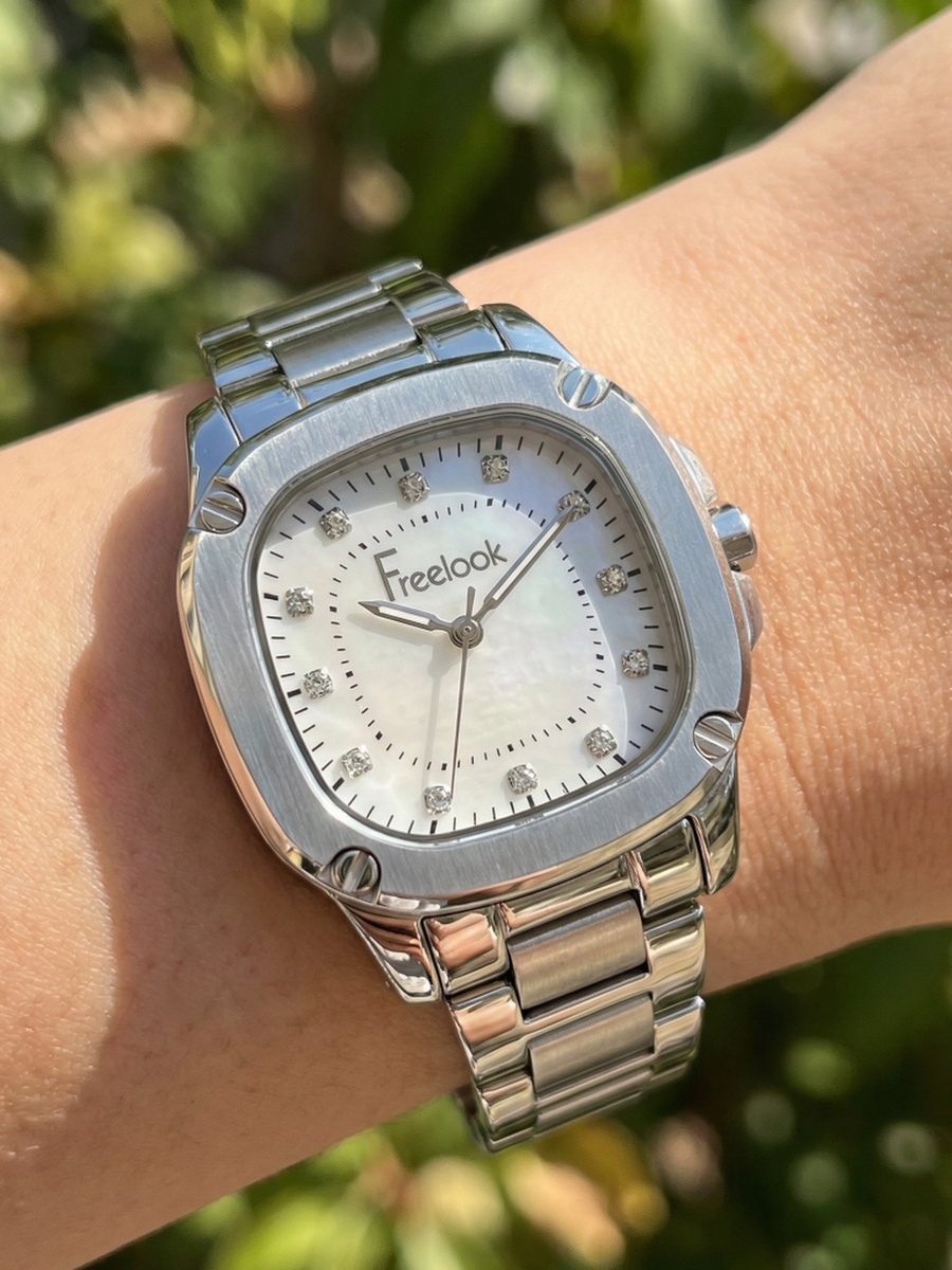 Jolie Silver Stainless Steel Watch for Women FL.1.10531-1