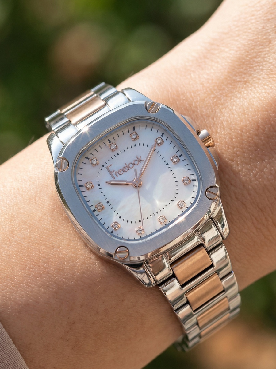 Jolie Two-Tone Stainless Steel Watch for Women FL.1.10531-5