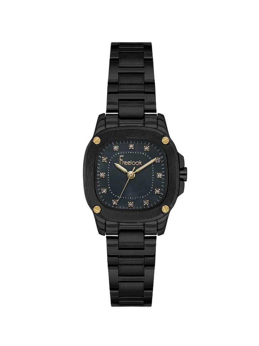 Jolie Black Stainless Steel Watch for Women FL.1.10531-6