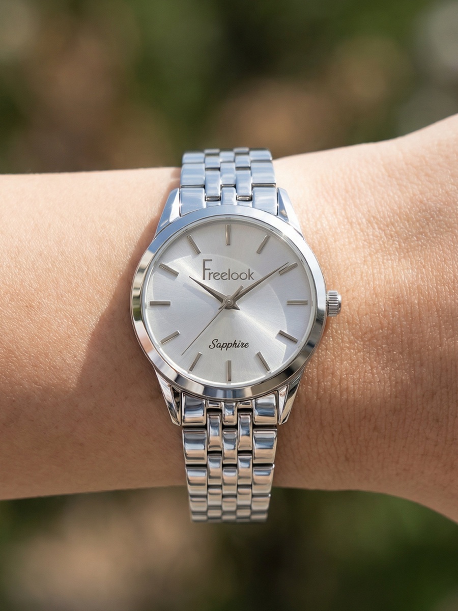 Naturelle Silver Stainless Steel Watch for Women FL.1.10533-1