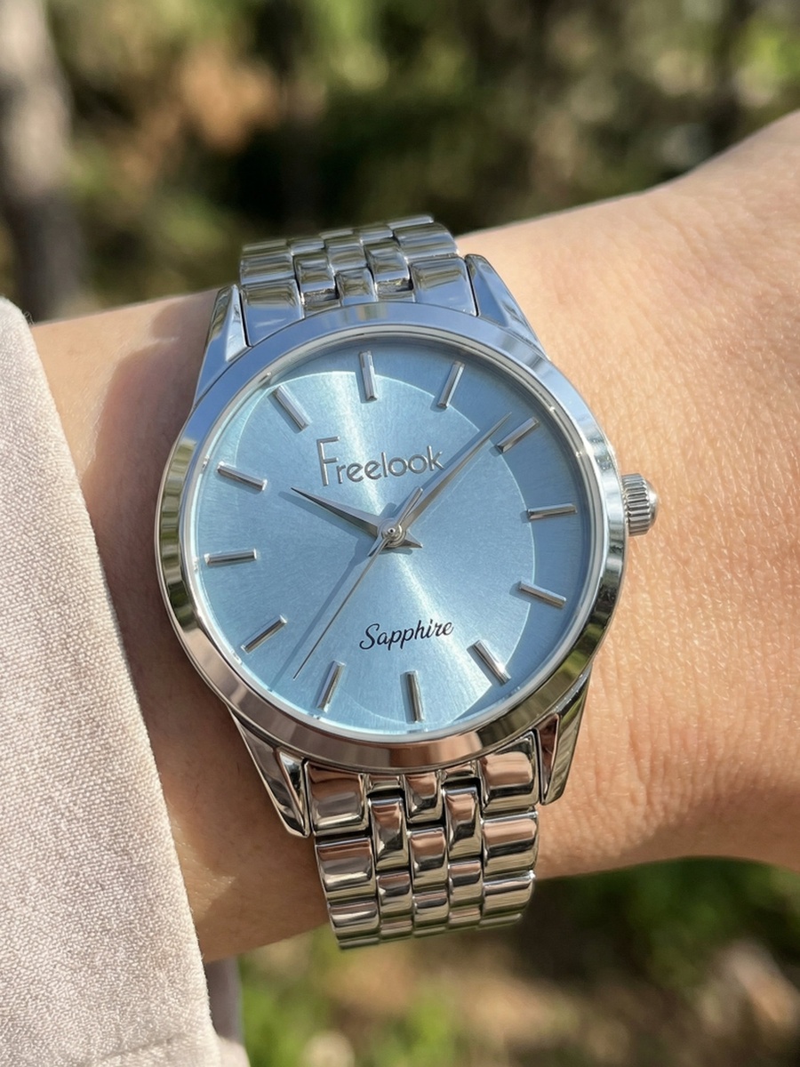 Naturelle Silver Stainless Steel Watch for Women FL.1.10533-2