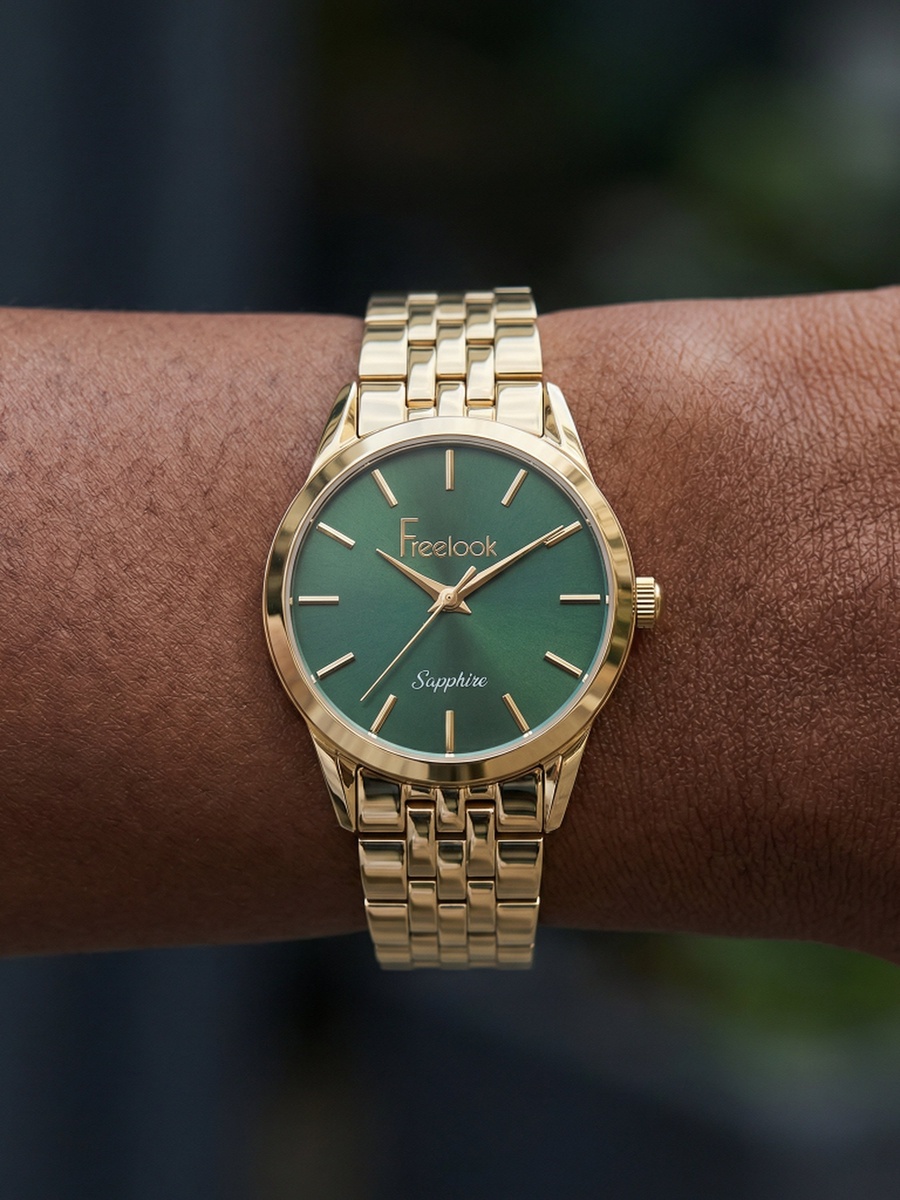 Naturelle Gold Stainless Steel Watch for Women FL.1.10533-5