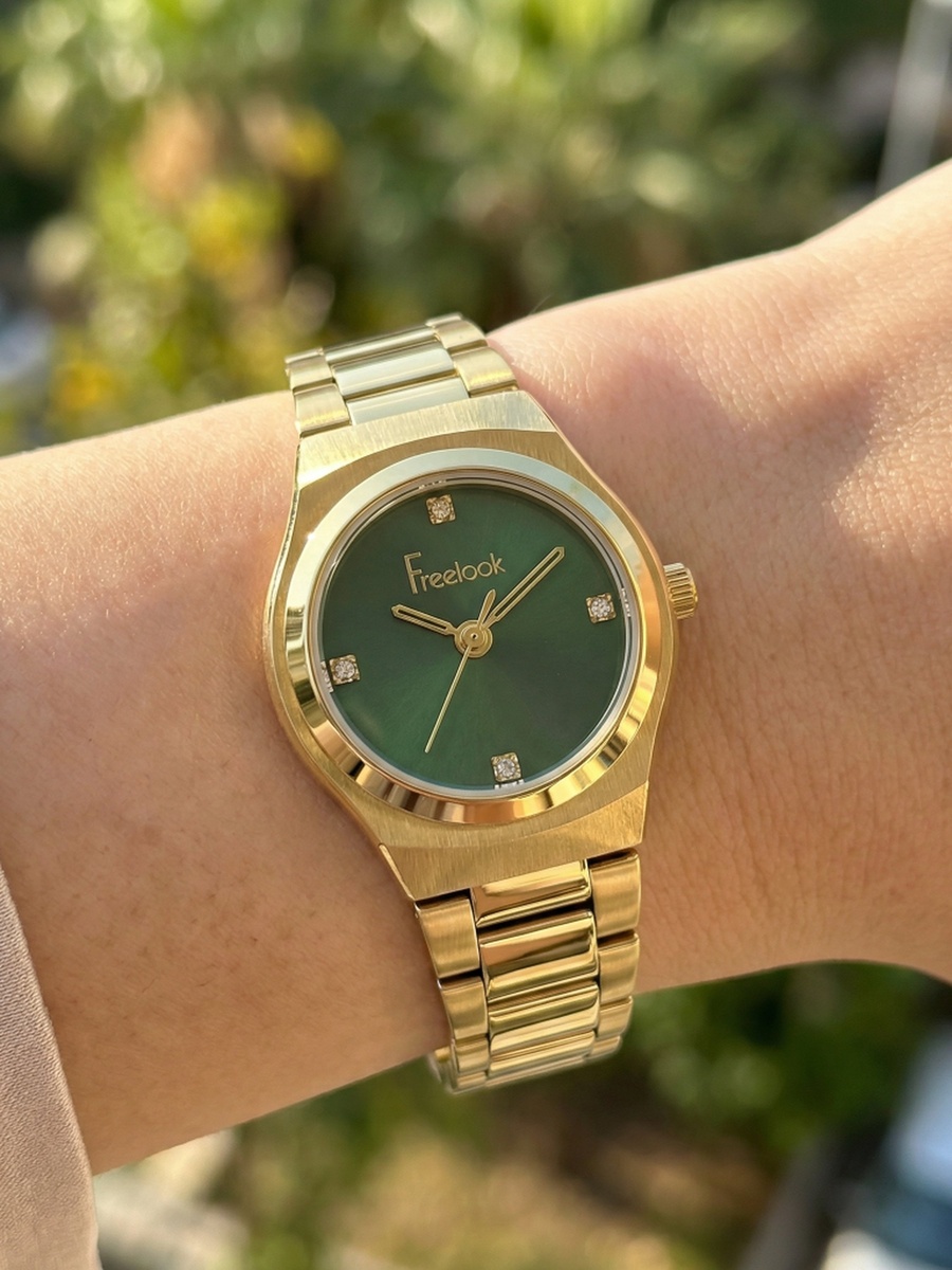 Jolie Gold Stainless Steel Watch for Women FL.1.10534-5