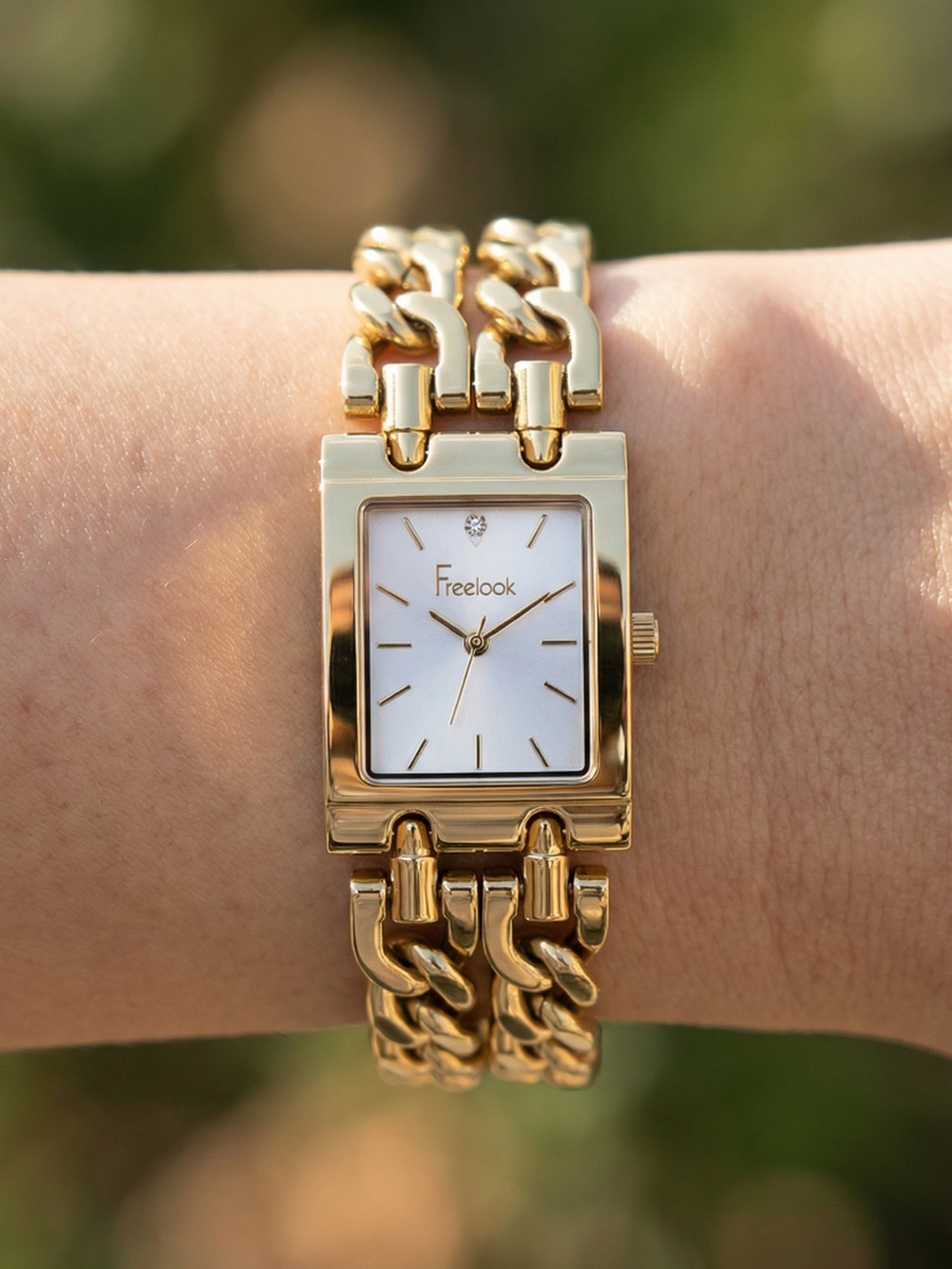 Jolie Gold Stainless Steel Watch for Women FL.1.10538-2