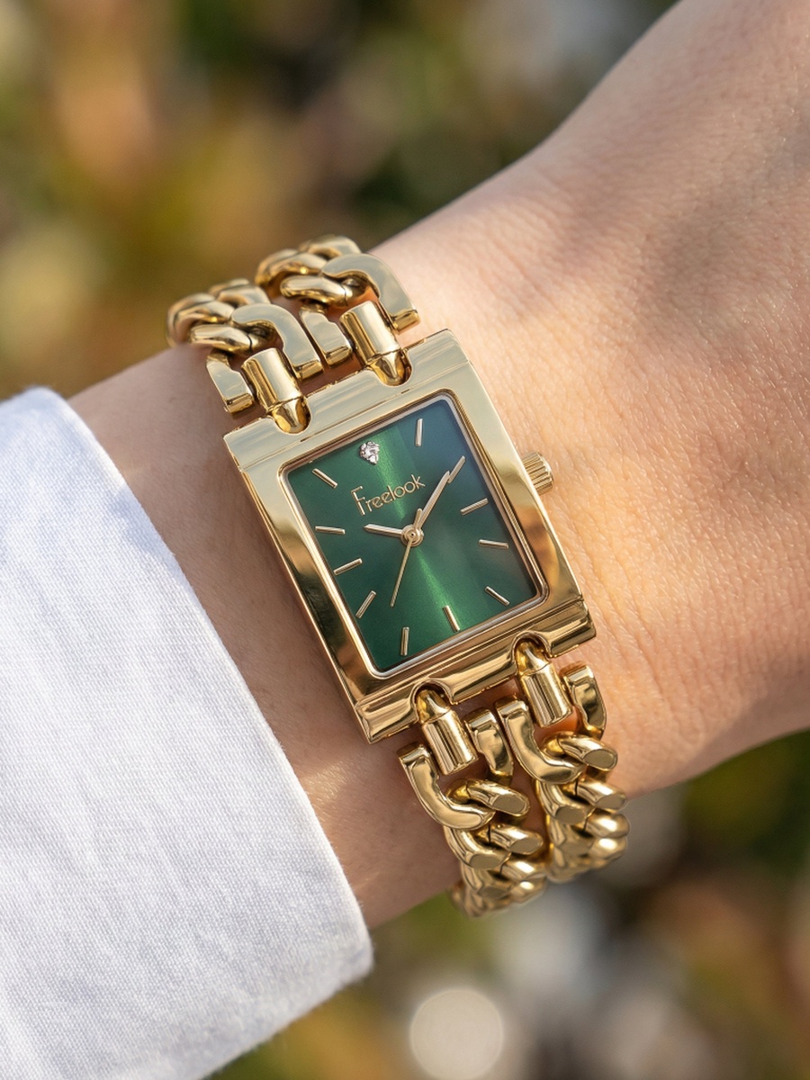 Jolie Gold Stainless Steel Watch for Women FL.1.10538-3