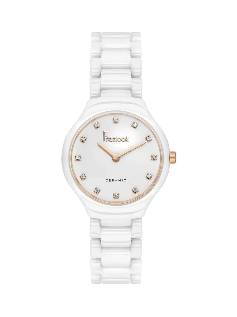 Charmant White Ceramic Watch for Women FL.4.10018-3