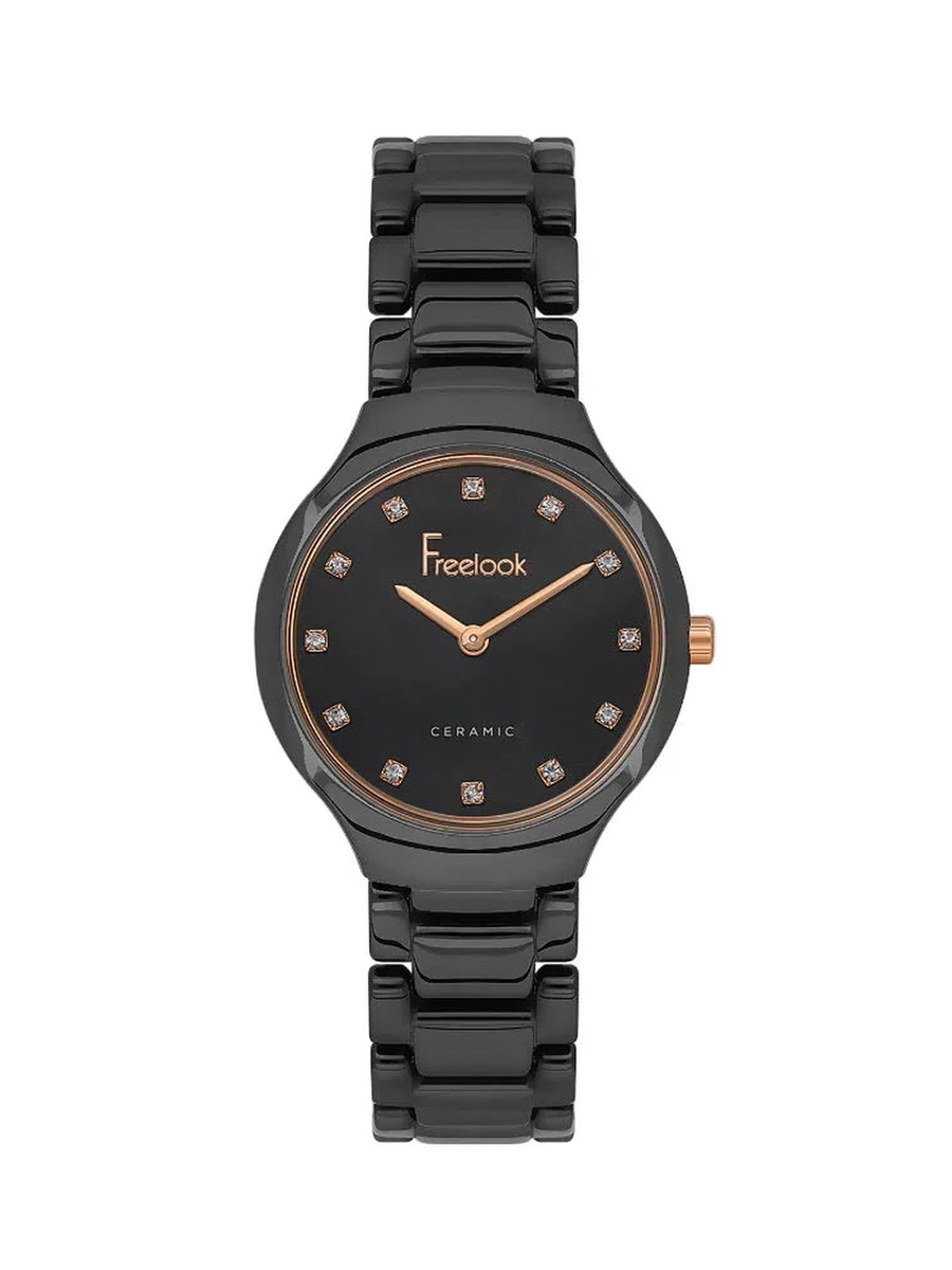 Charmant Black Ceramic Watch for Women FL.4.10018-5