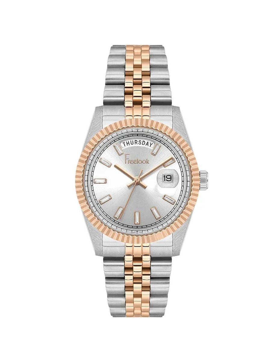 Jolie Two-Tone Stainless Steel Watch for Women FL.4.10021-6