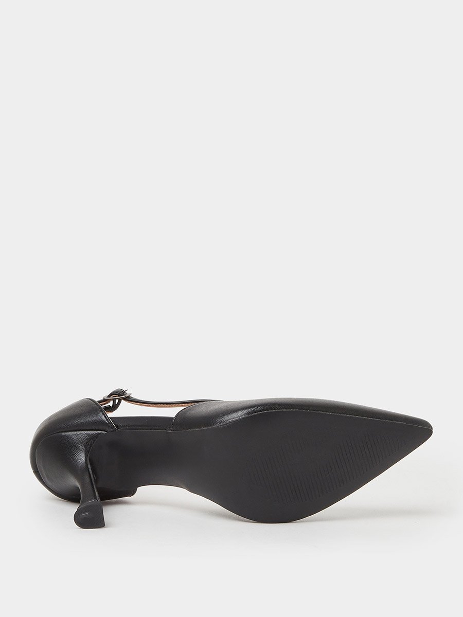 Black Pointed Toe High Heel Formal Pumps