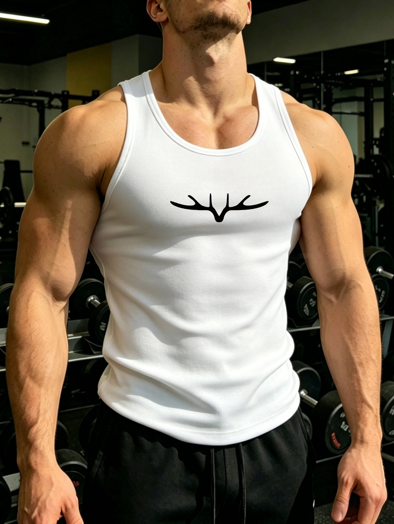 Men Printed Lightweight Tank Top