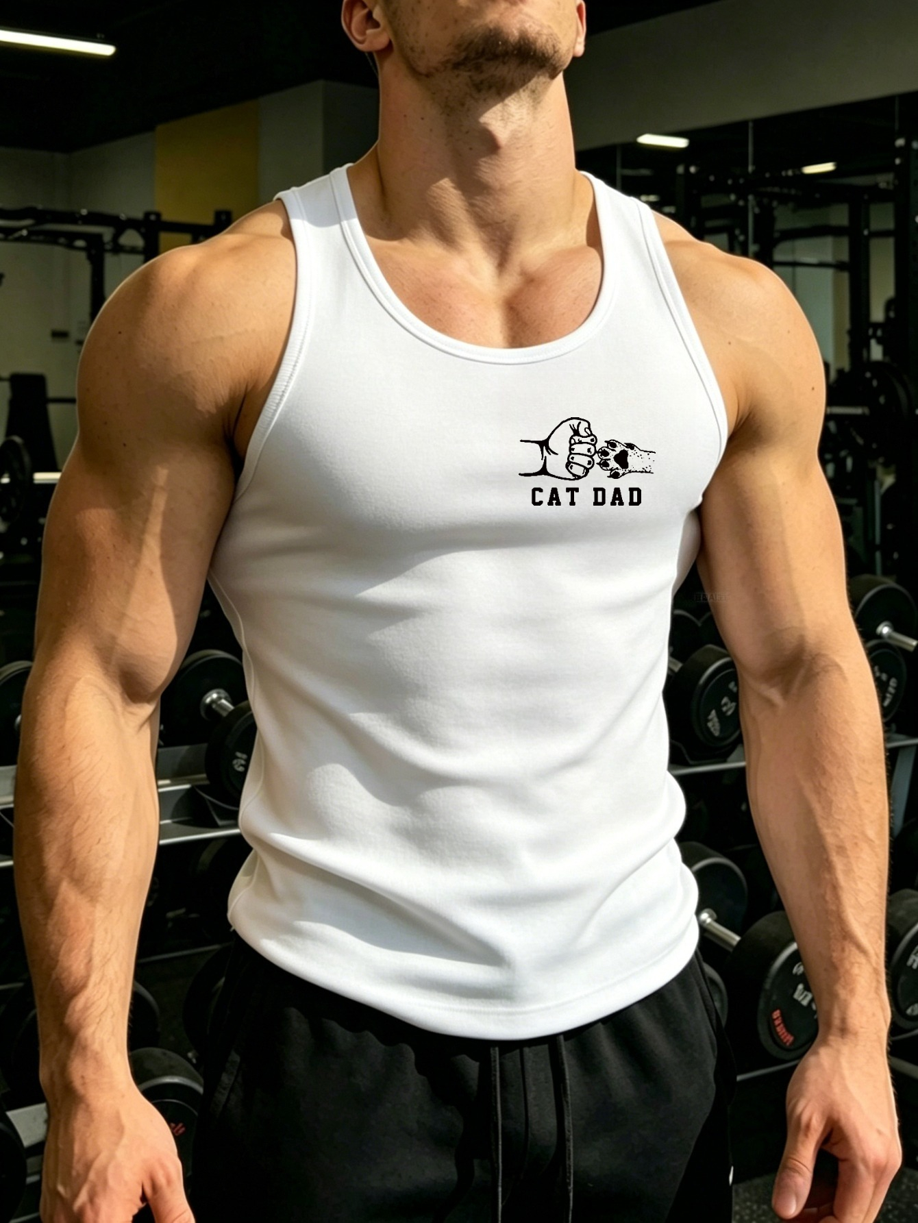 Men Printed Lightweight Tank Top