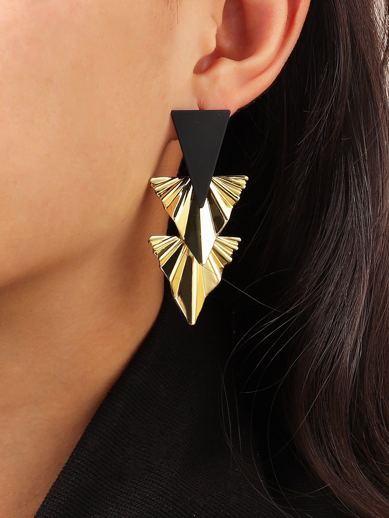 Triangle Dangle Earrings