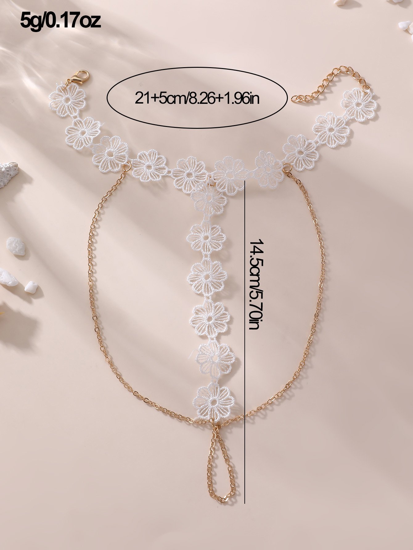 Flower Lace Foot Chain Anklet