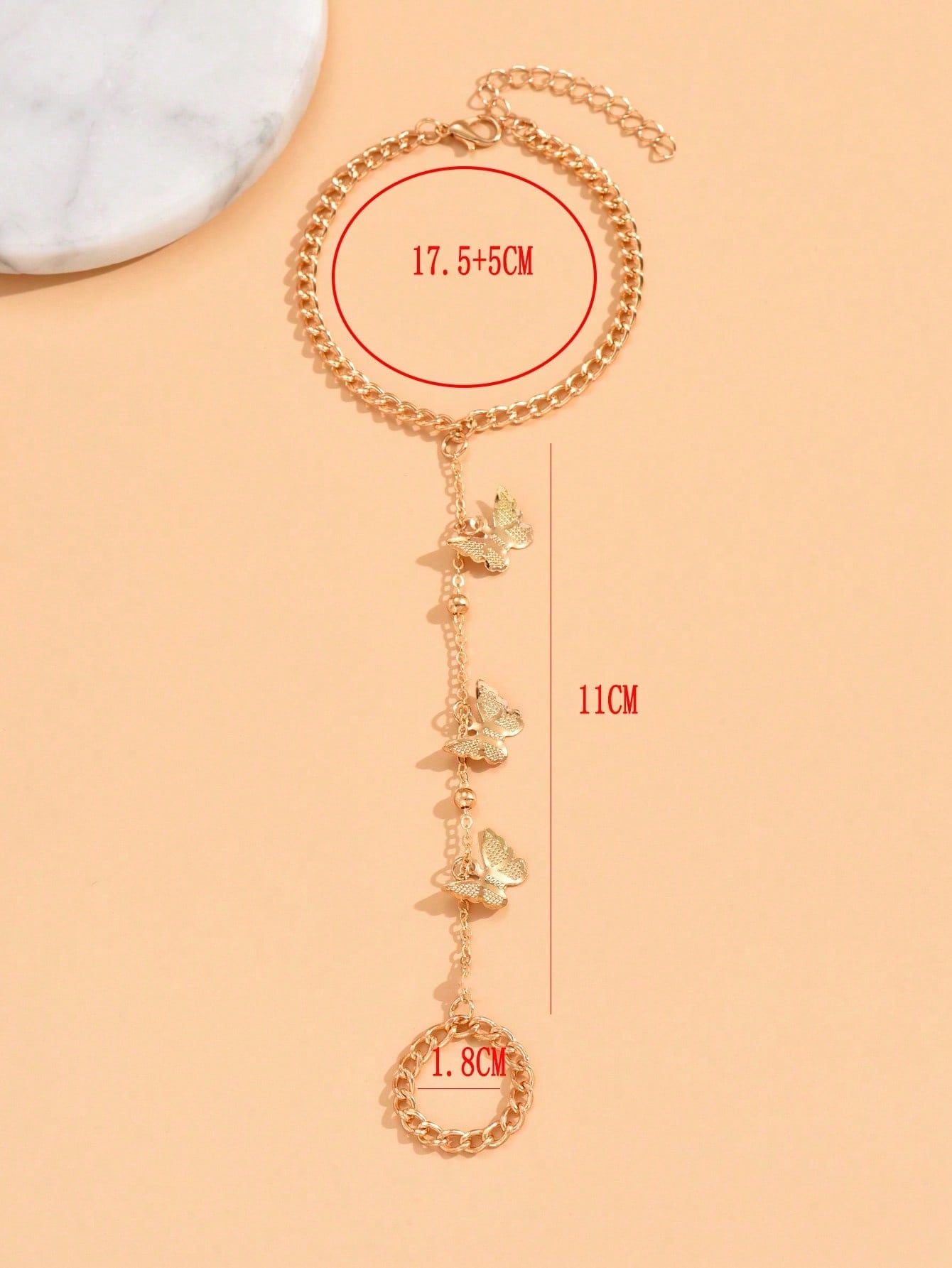 Gold Link Bracelet