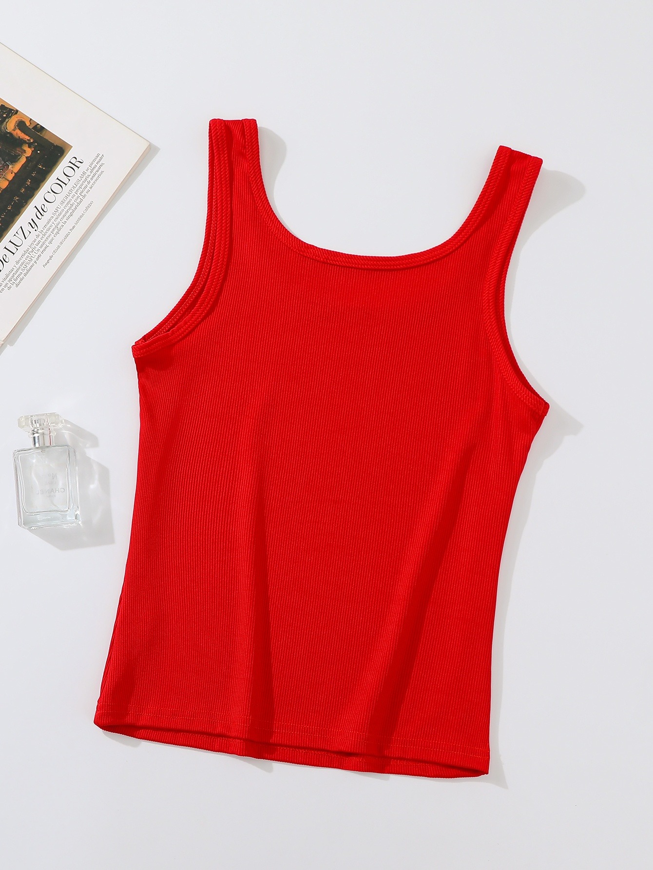 Plus Size Ribbed Tank Top