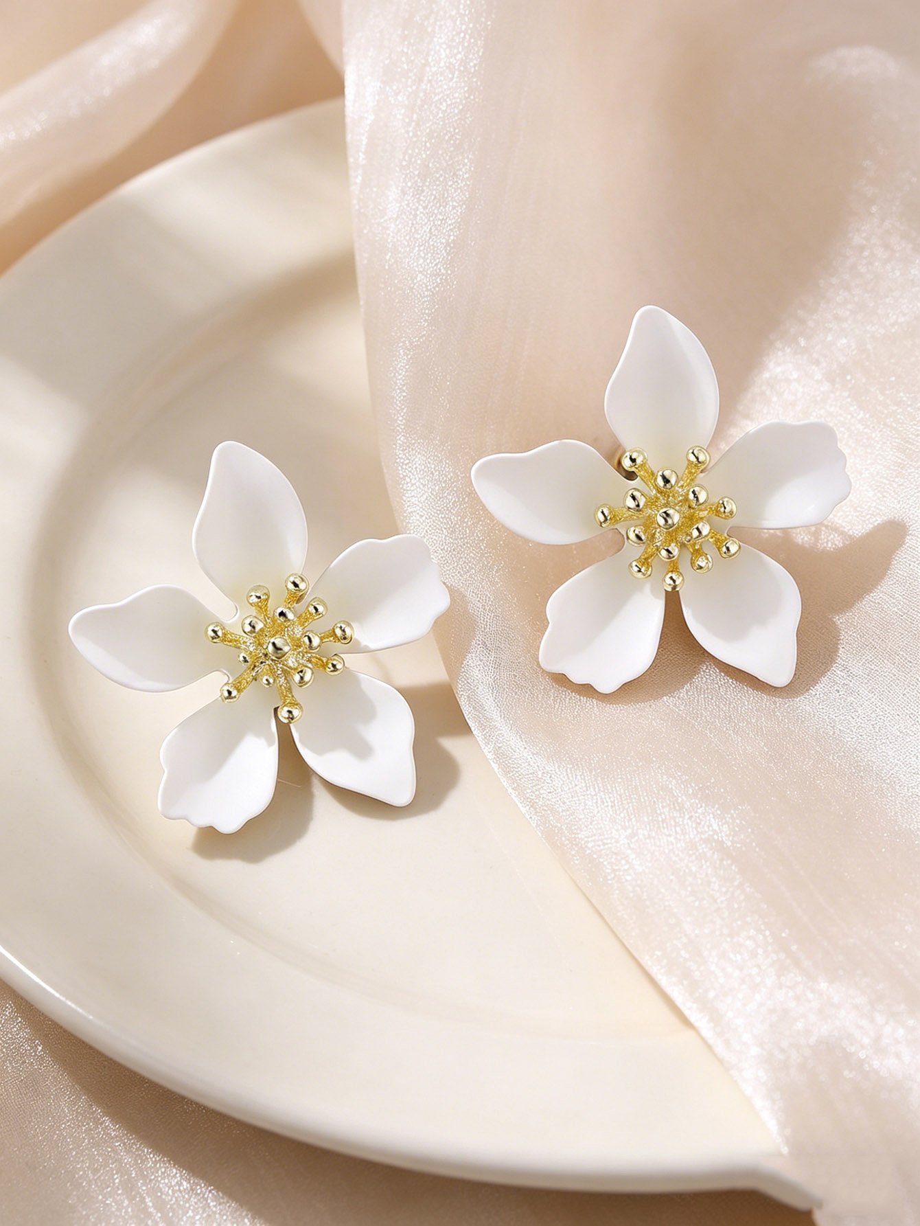 Flower Stud Earrings