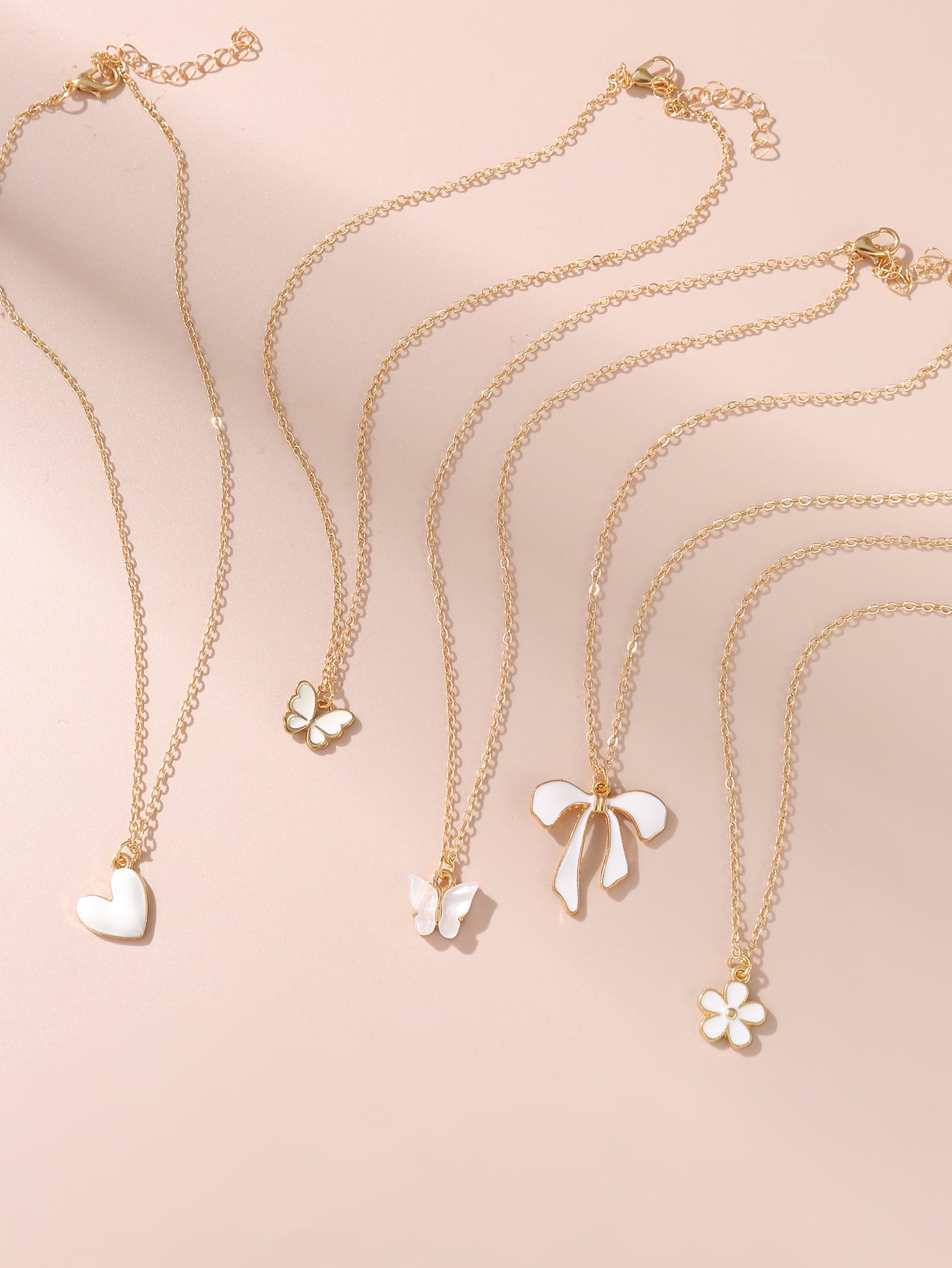 Set of 5 - Pendant Necklace