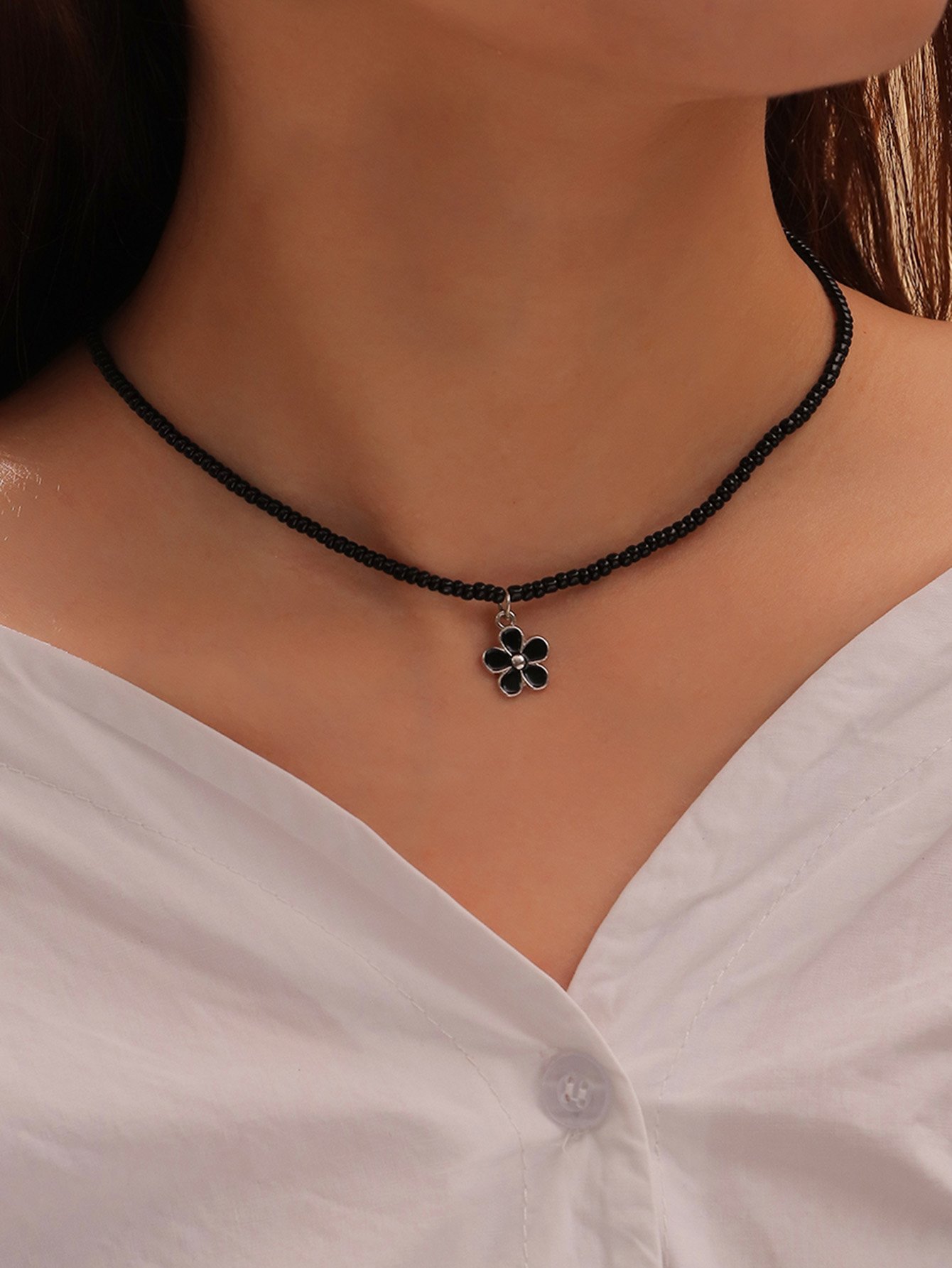 Flower Pendant Necklace
