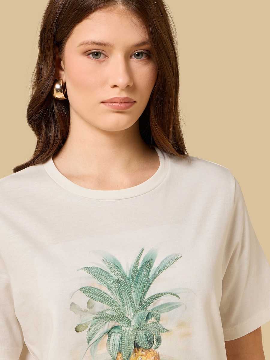 Pineapple Print T-Shirt