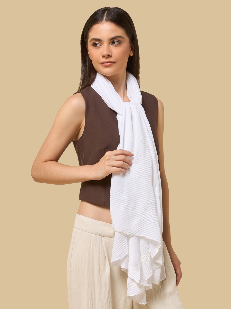 Pleated Scarf
