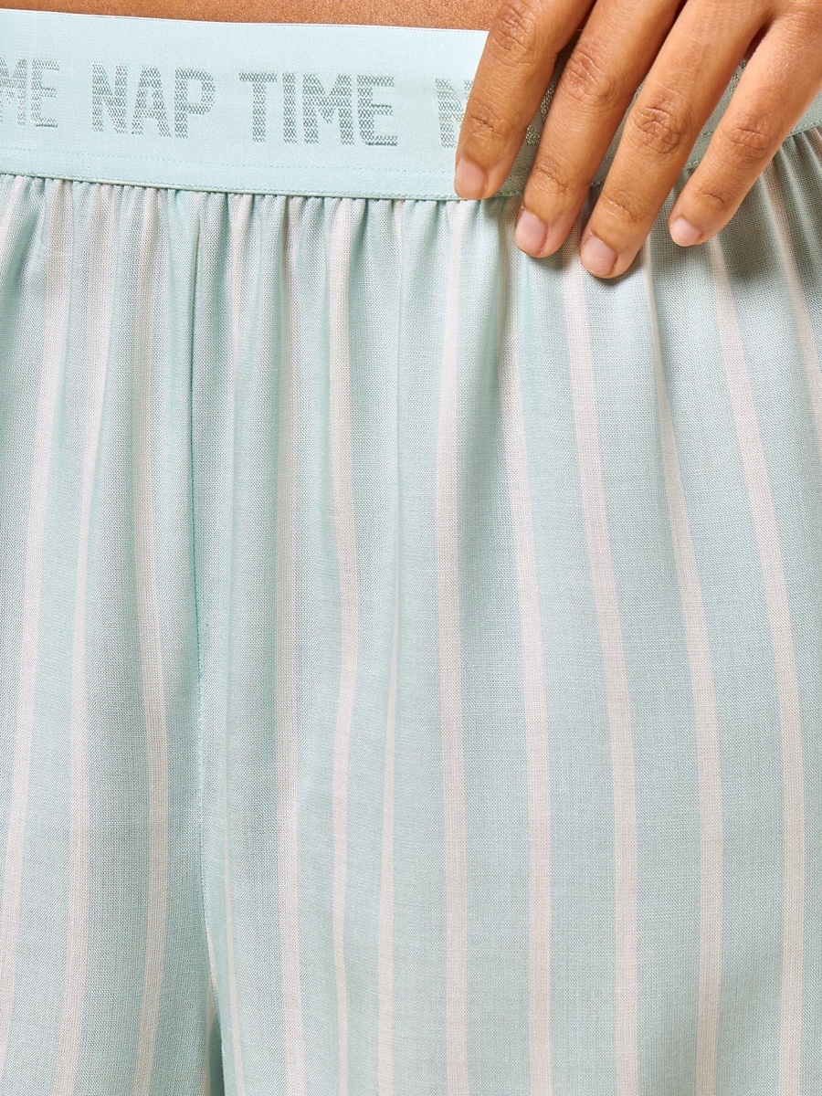 Striped Viscose Pyjama Set