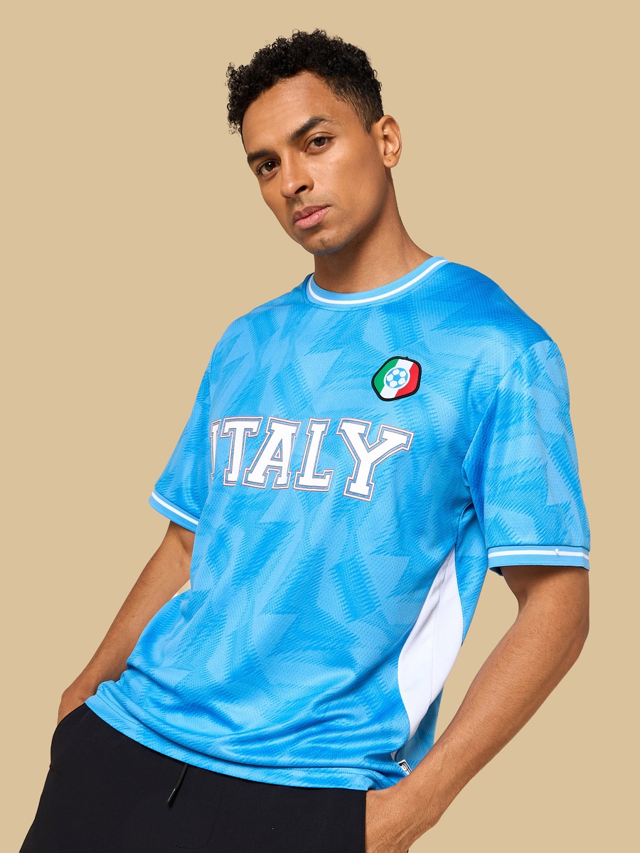 Italy Print Relaxed Fit T-Shirt