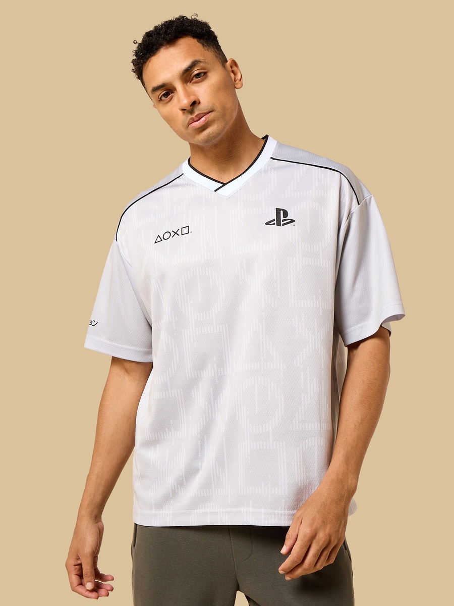 Playstation Print Oversized T-Shirt