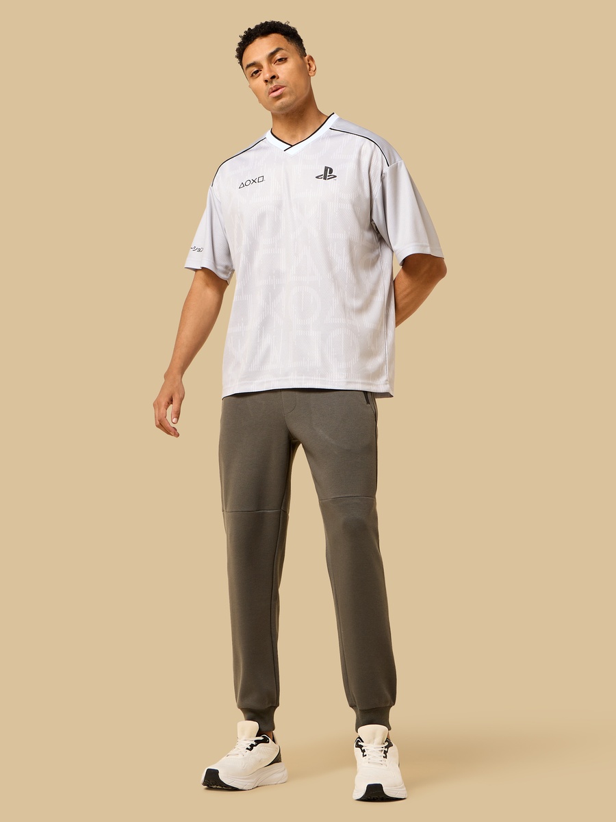 Playstation Print Oversized T-Shirt