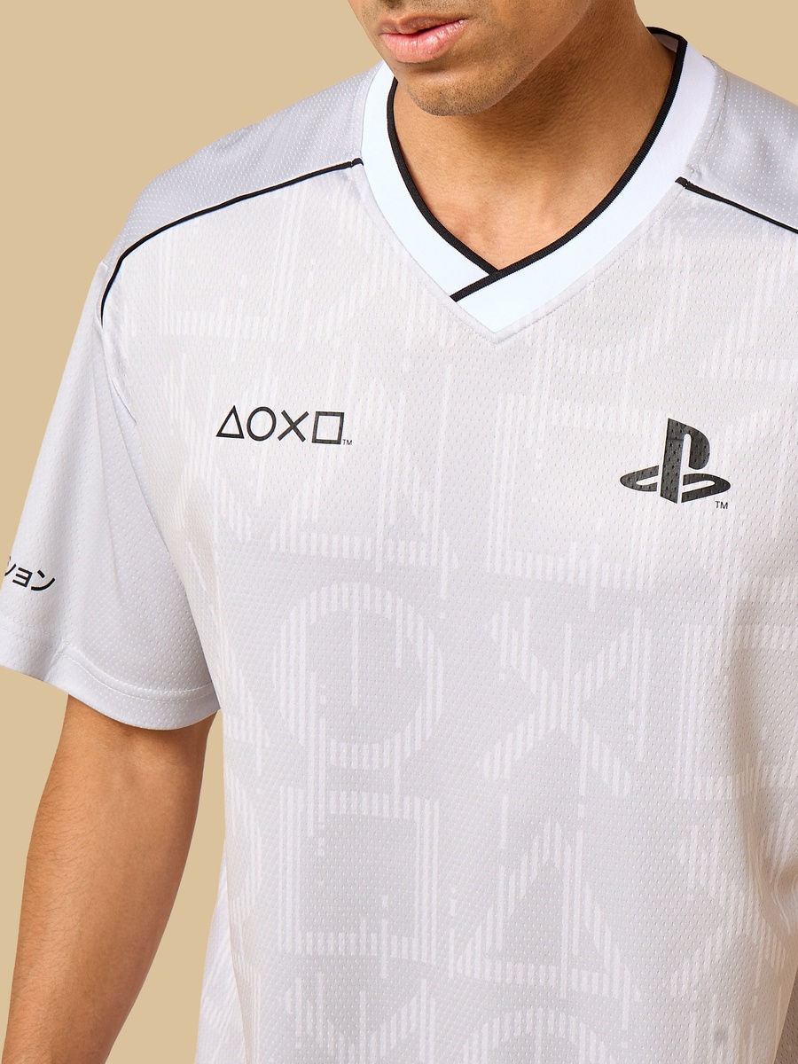Playstation Print Oversized T-Shirt