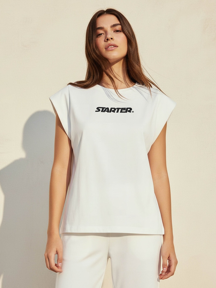 Cotton T-Shirt  with Logo Print