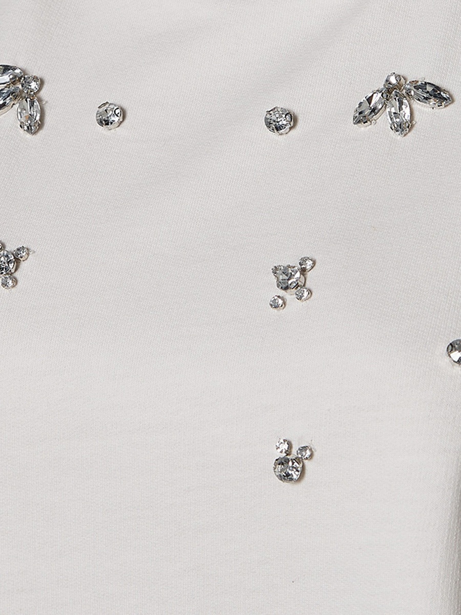 Regular Fit Cotton T-Shirt  with Embellished Detail